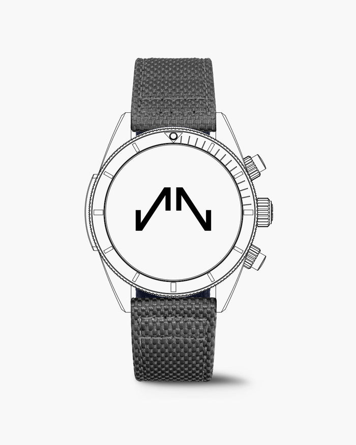 Grey Nordura Fabric Adventure 22mm