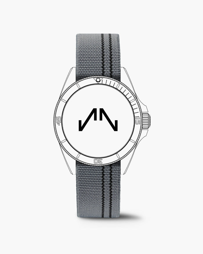 Grey Flex Strap 20mm