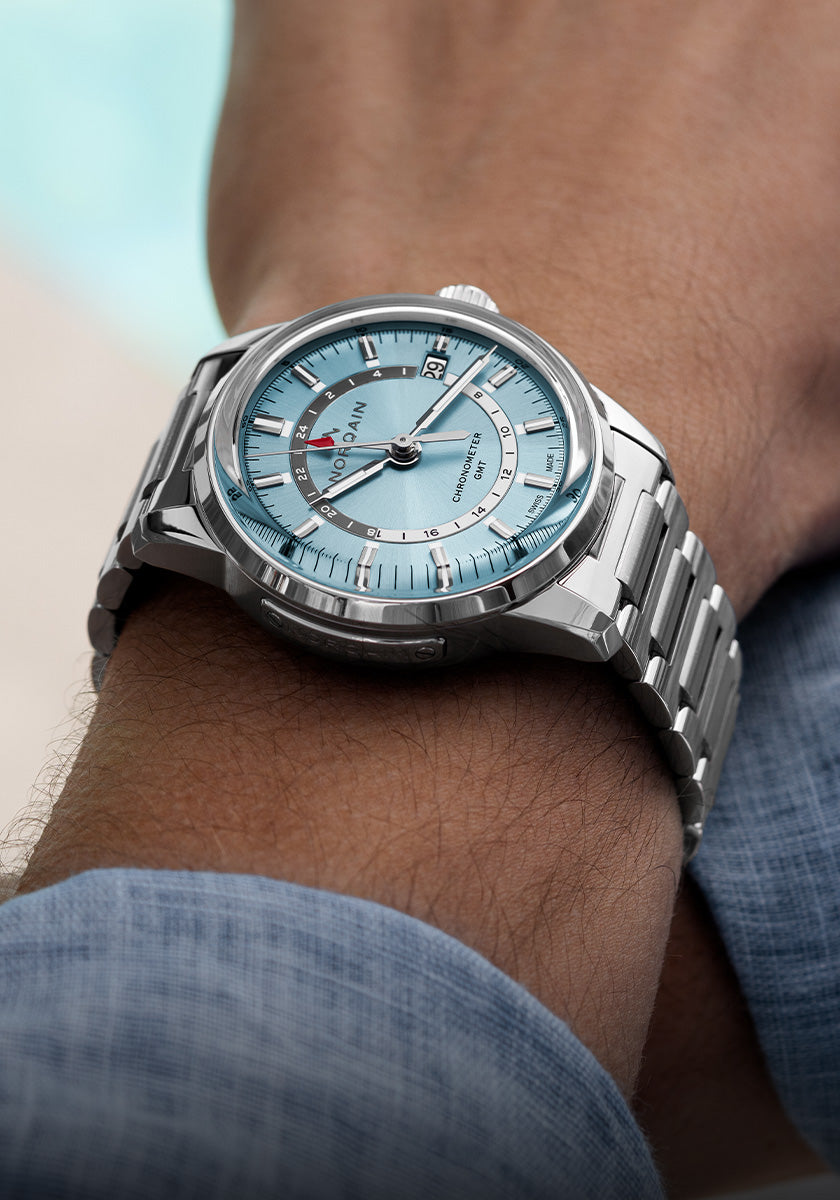 Freedom 60 GMT 40mm Ice Blue - NORQAIN